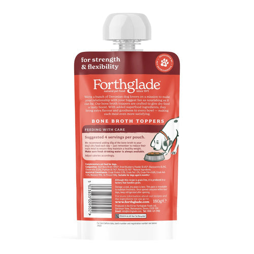 Forthglade Rich beef bone broth topper