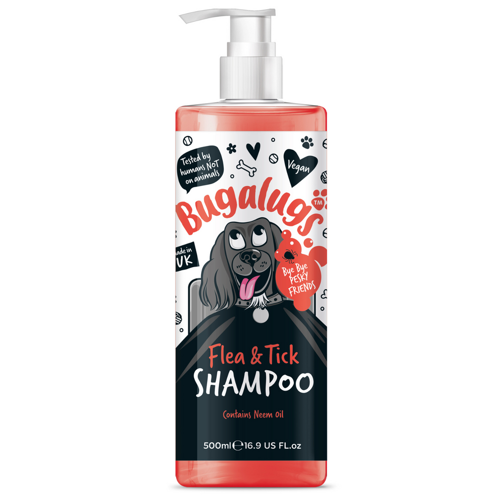 Bugalugs Flea and Tick Dog Shampoo with Neem Oil