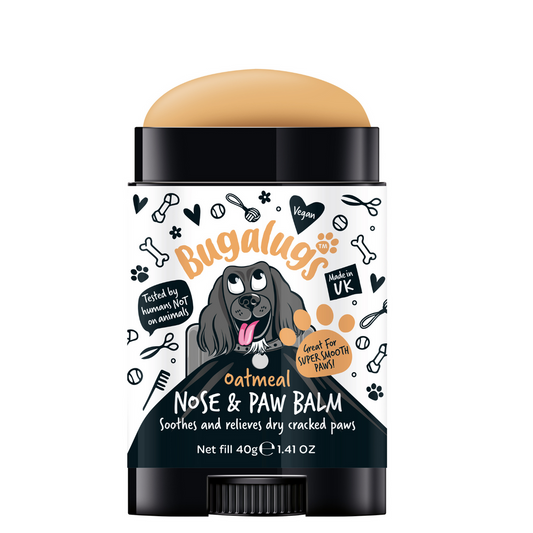 Bugalugs Oatmeal Nose & Paw Balm Stick for Dogs 40g