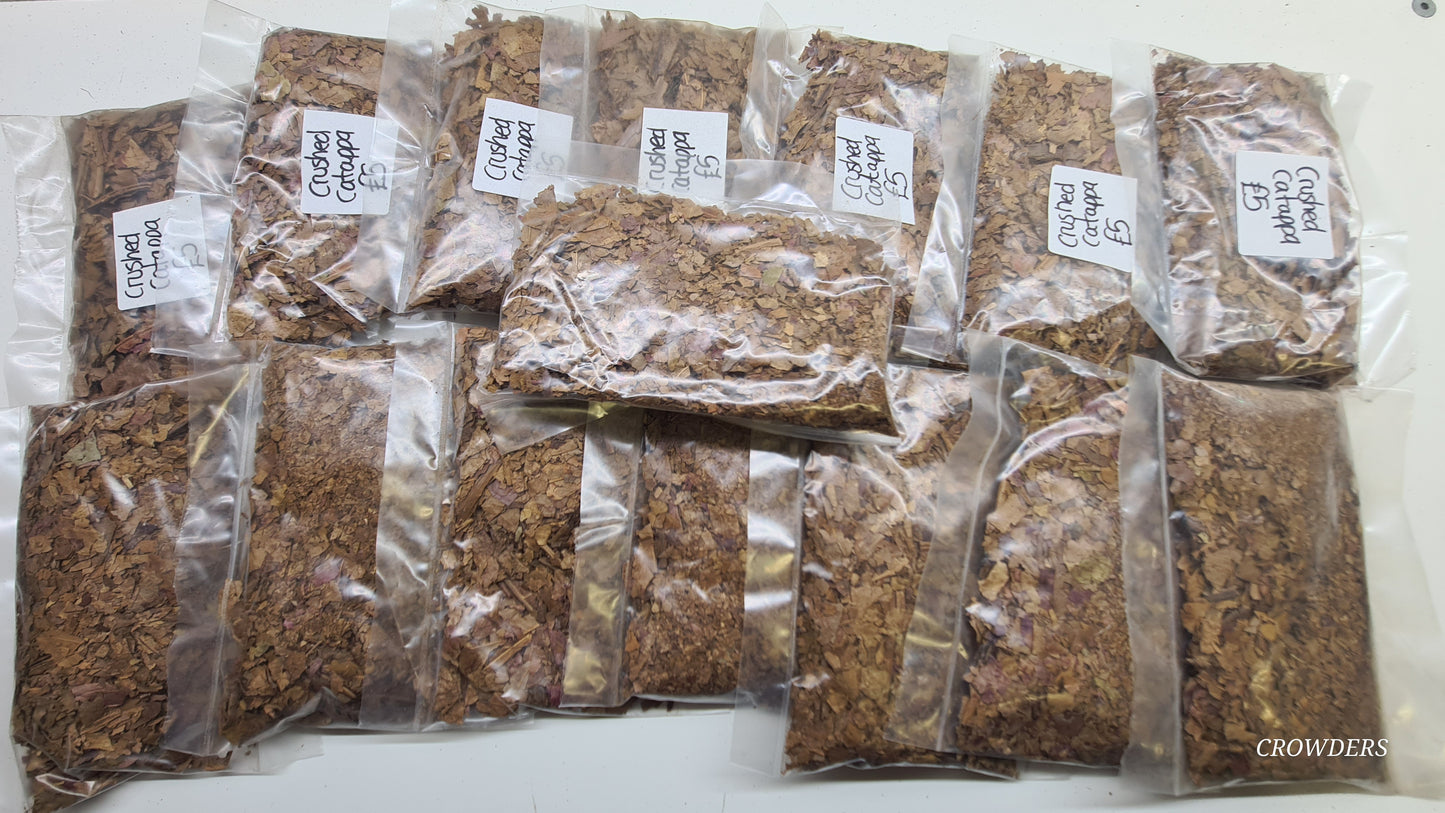 CRUSHED CATAPPA LEAVES              ( Terminalia catappa )