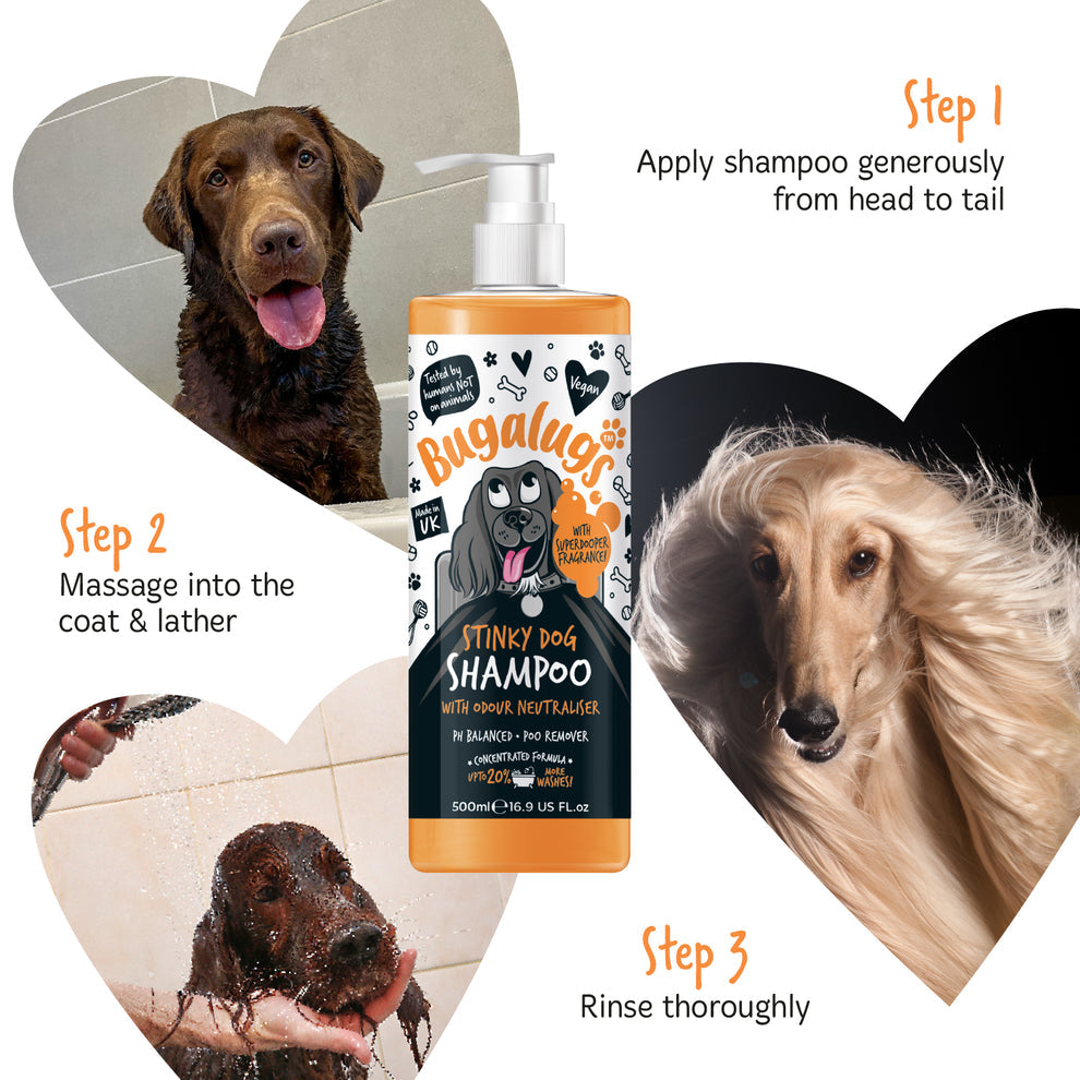 Bugalugs Stinky Dog Shampoo with Odour Neutraliser 250ml