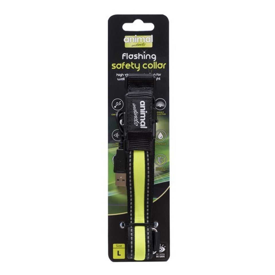 Flashing safety collars