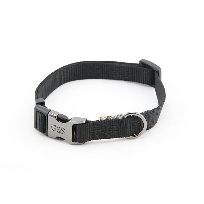 Great & Small Classic Plain Collar black 20cm-35cm