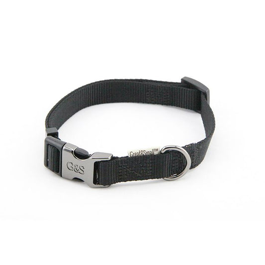 Great & Small Classic Plain Collar black 20cm-35cm