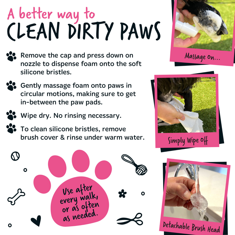 Bugalugs Baby Fresh No-Rinse Paw Cleaner for Dogs & Cats 200ml