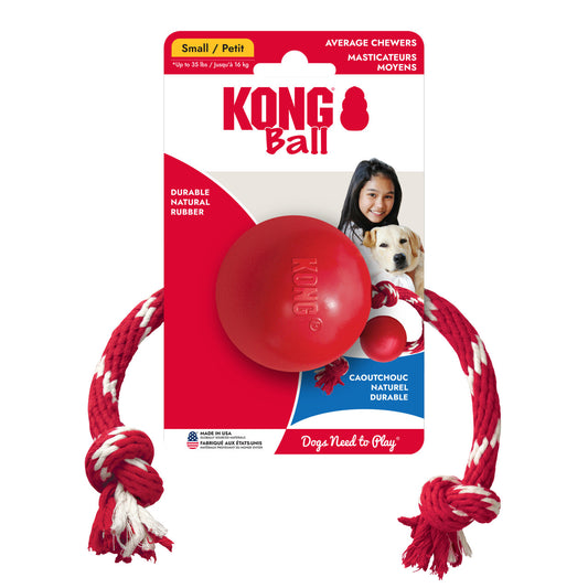 KONG Ball With Rope small
