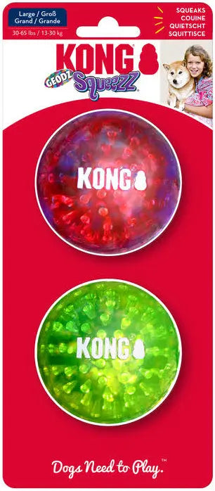 KONG Squeezz Geodz 2PK Large