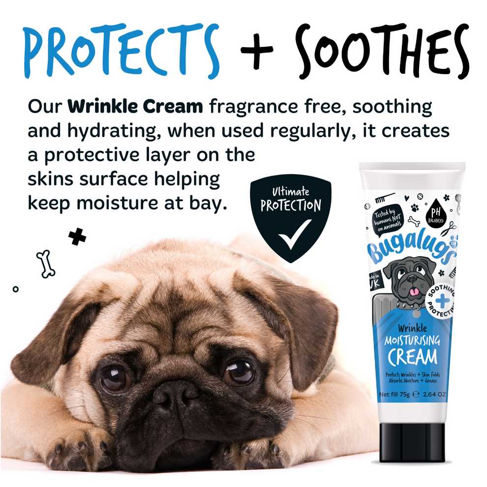 Bugalugs Wrinkle Moisturising Cream for Dogs & Cats 74g