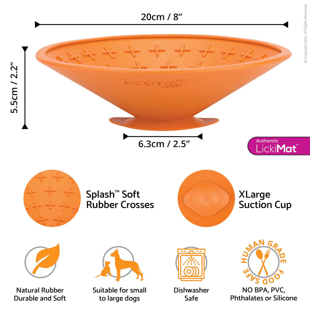 Lickimat splash slow feeder