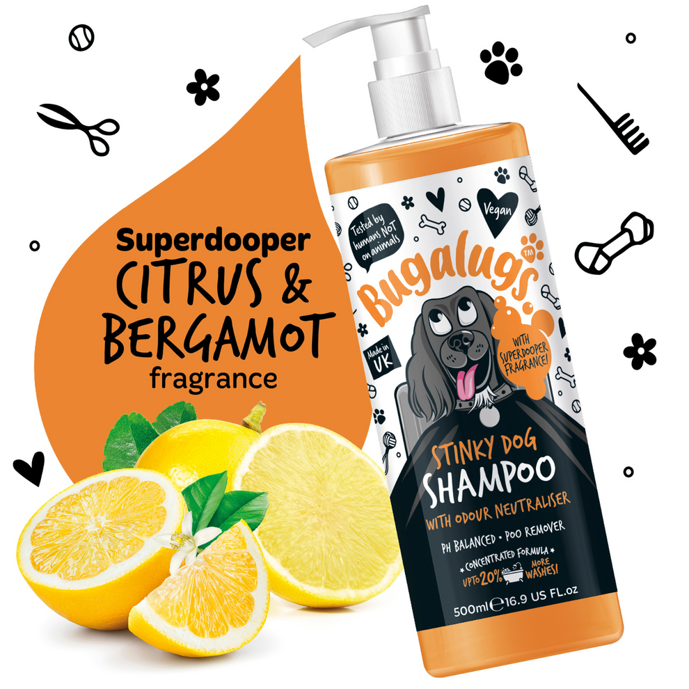 Bugalugs Stinky Dog Shampoo with Odour Neutraliser 250ml