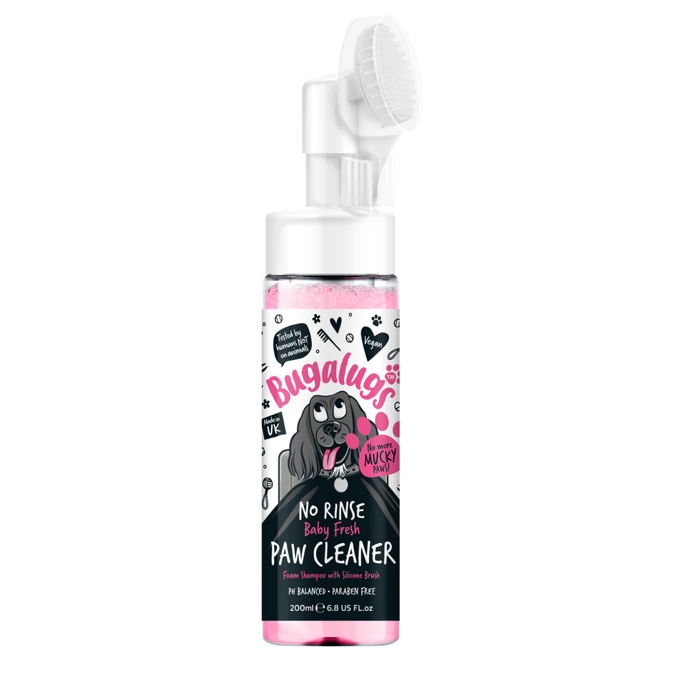 Bugalugs Baby Fresh No-Rinse Paw Cleaner for Dogs & Cats 200ml
