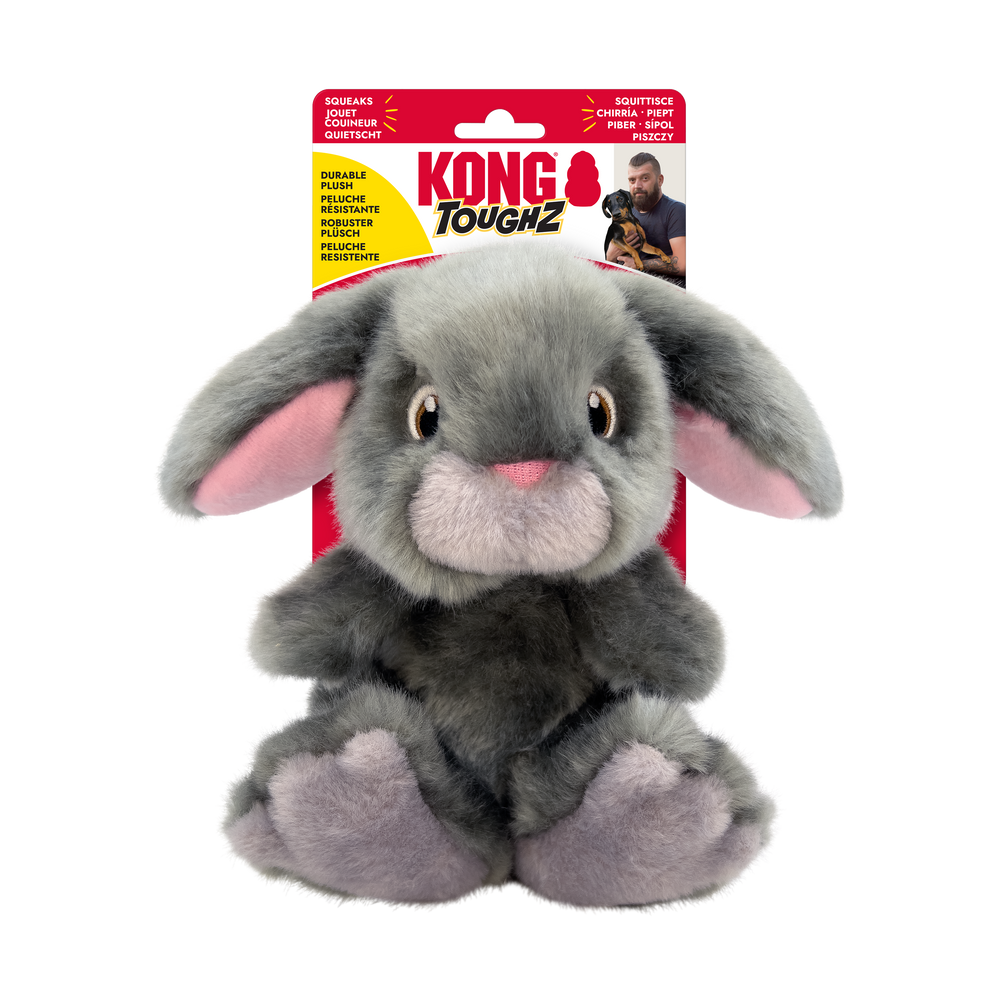 KONG Toughz Bunny Dog Toy Medium