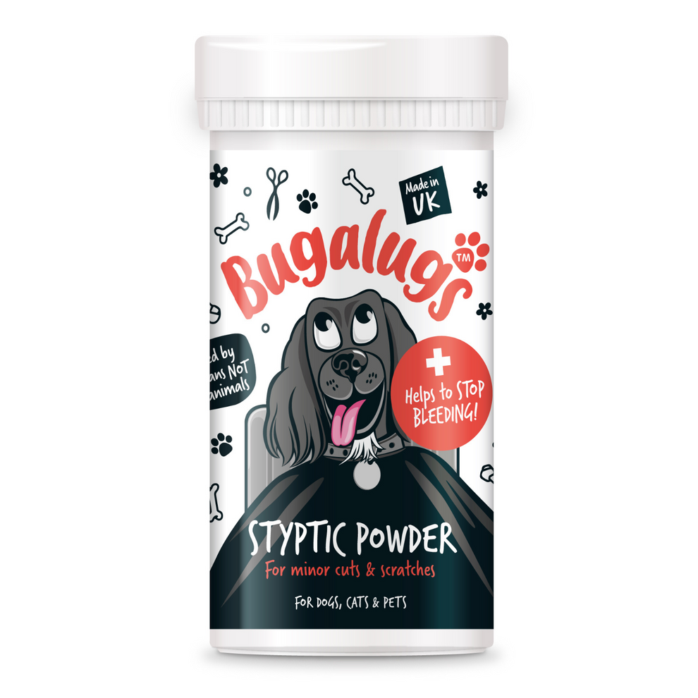 Bugalugs Styptic Powder for Minor Pet Cuts & Scratches 50g