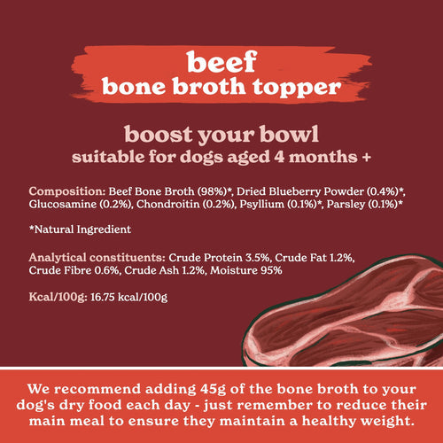 Forthglade Rich beef bone broth topper