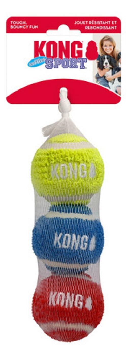 KONG Sport Softies Dog Balls 3 Pack Assorted