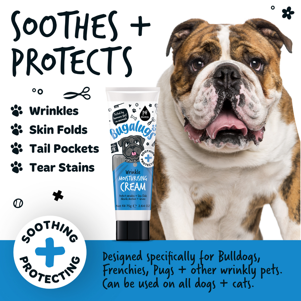 Bugalugs Wrinkle Moisturising Cream for Dogs & Cats 74g