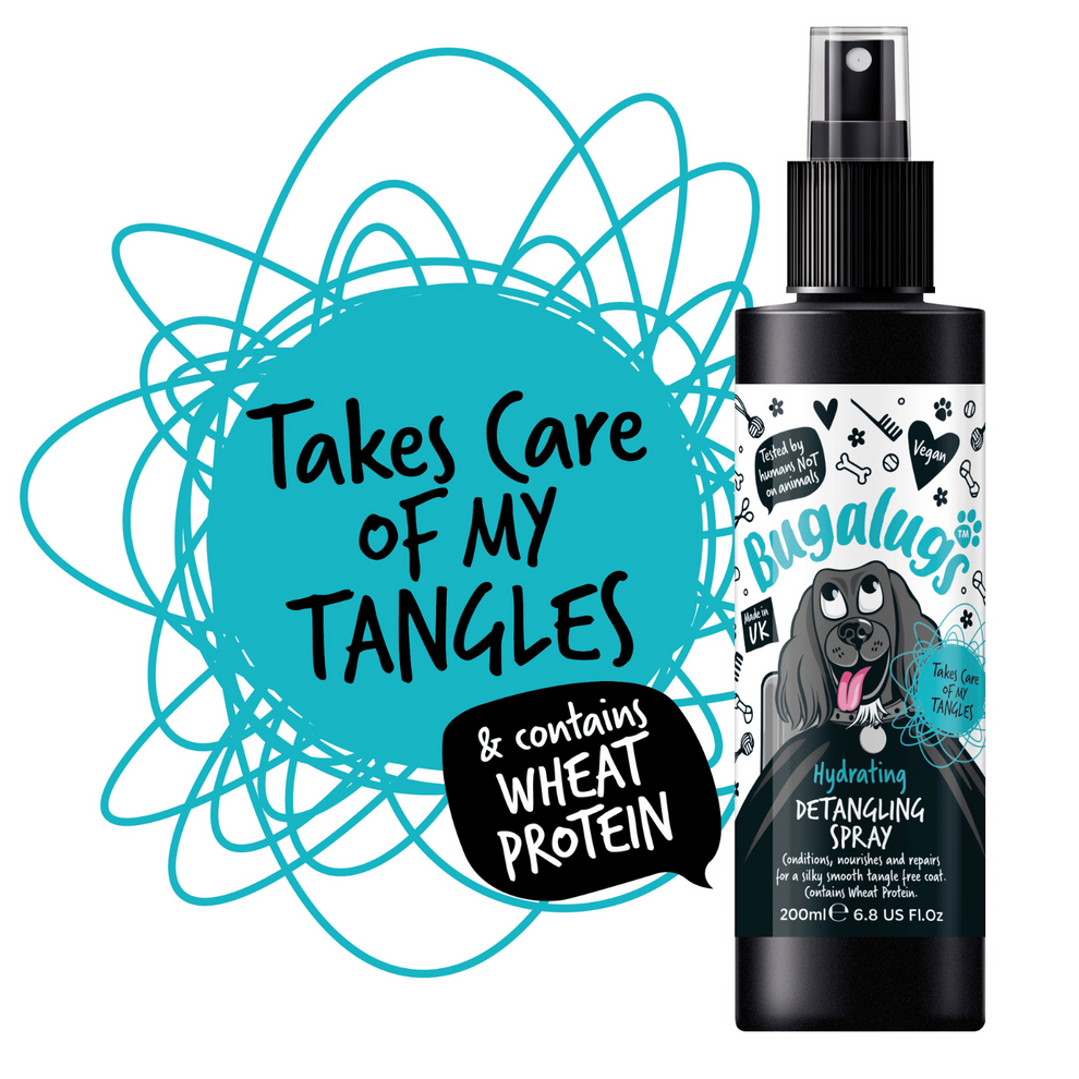 Bugalugs Fragrance Free Hydrating Detangling Spray for Dogs 200ml