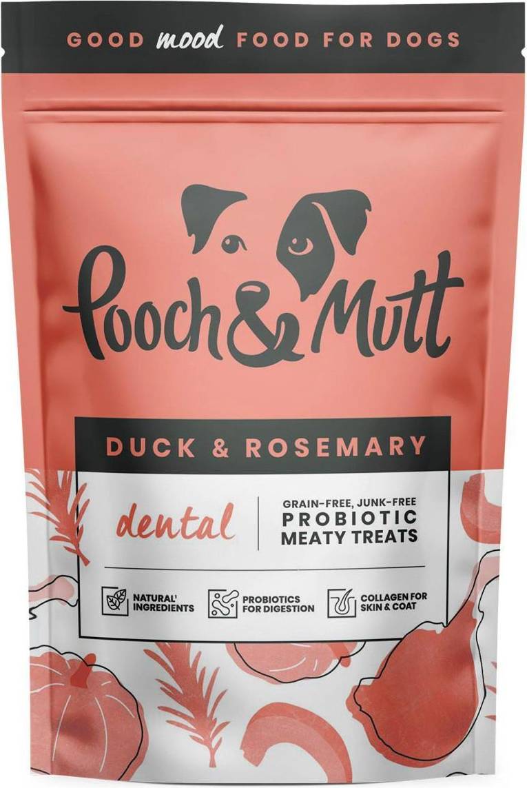 Pooch & Mutt Duck and Rosemary Dental Dog Treats 120g