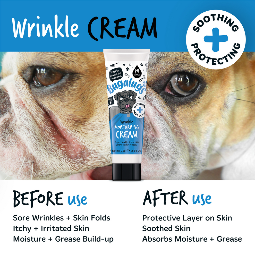 Bugalugs Wrinkle Moisturising Cream for Dogs & Cats 74g