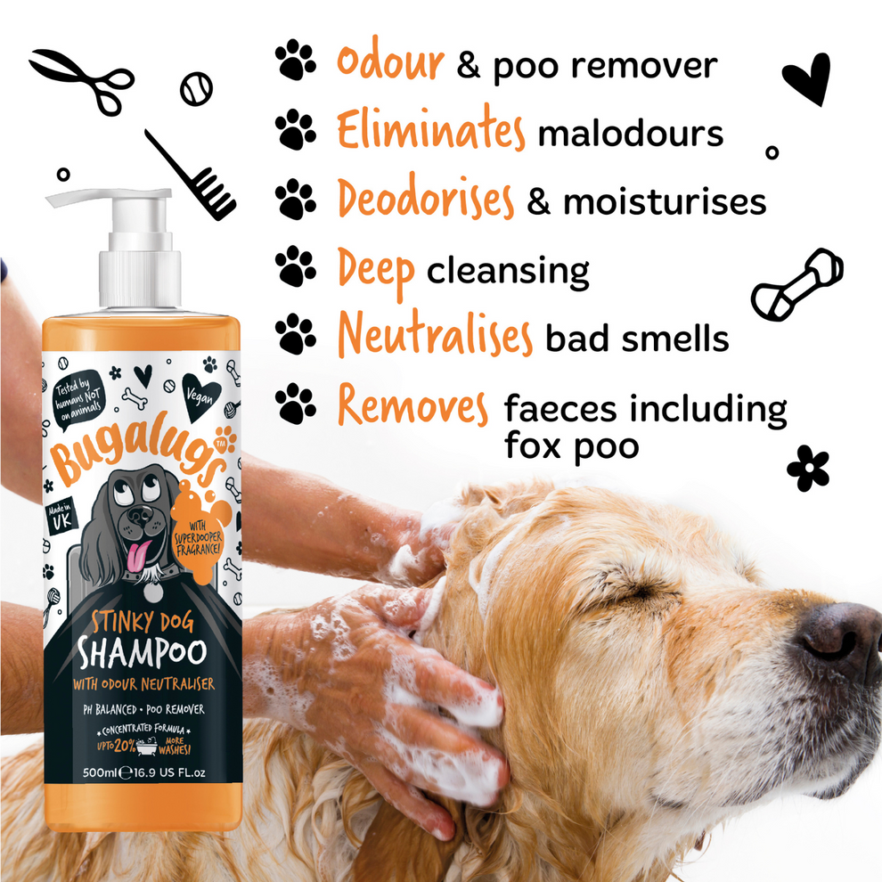Bugalugs Stinky Dog Shampoo with Odour Neutraliser 250ml
