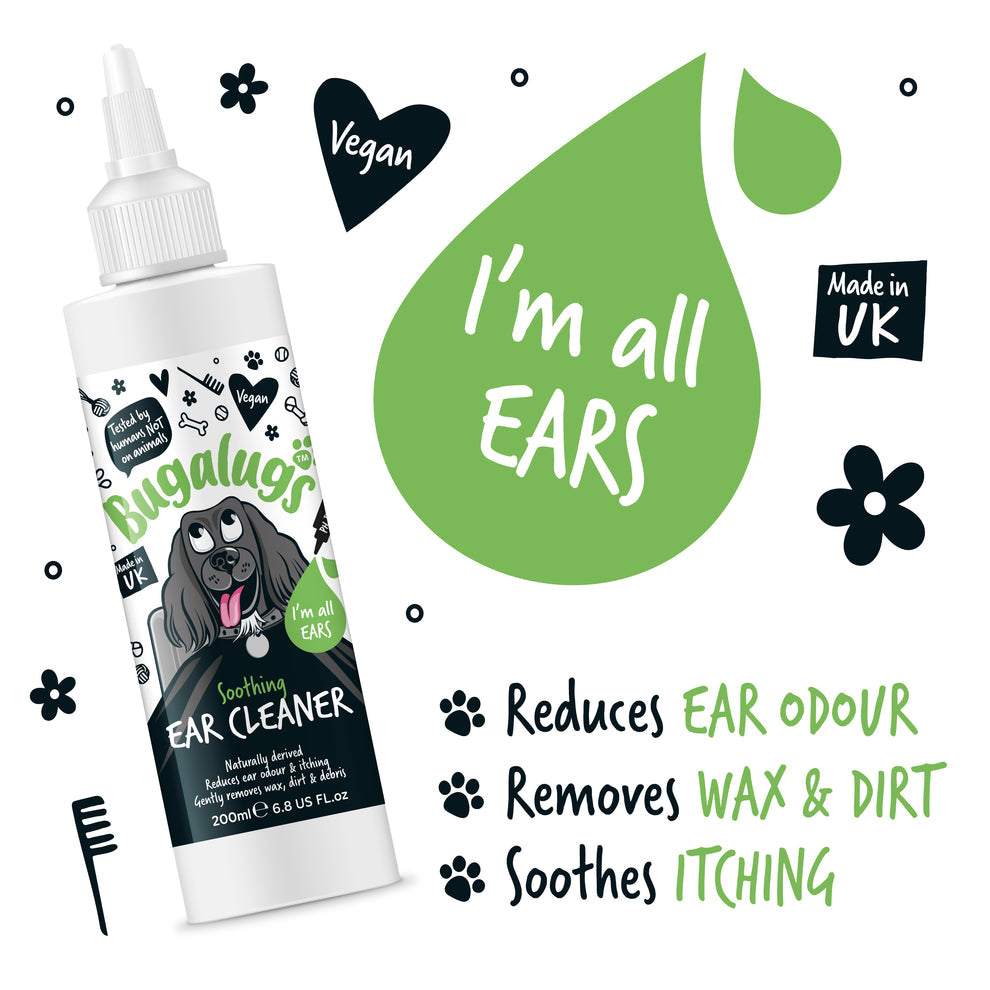 Bugalugs Soothing Ear Cleaner Solution for Dogs 200ml