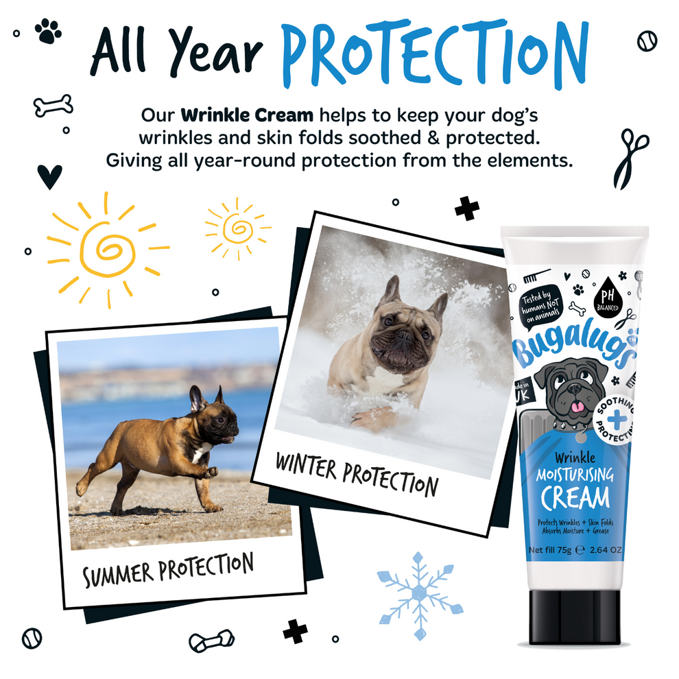 Bugalugs Wrinkle Moisturising Cream for Dogs & Cats 74g