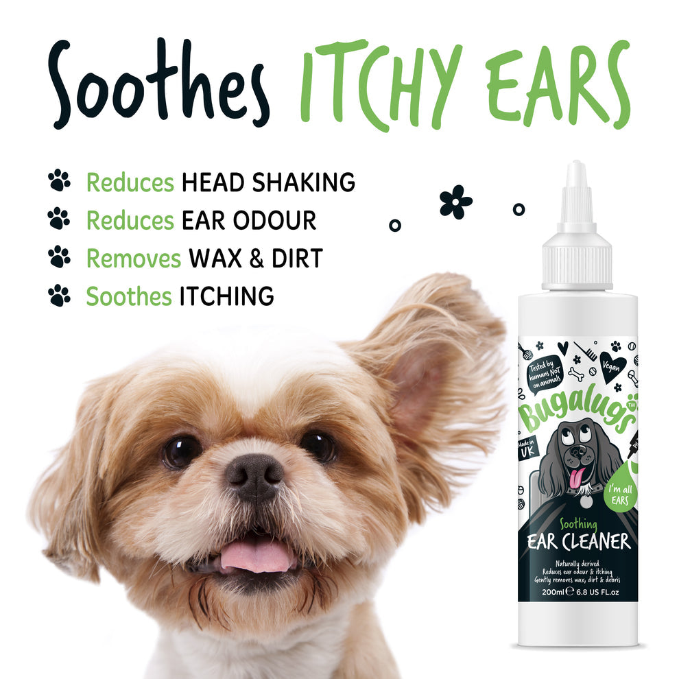 Bugalugs Soothing Ear Cleaner Solution for Dogs 200ml
