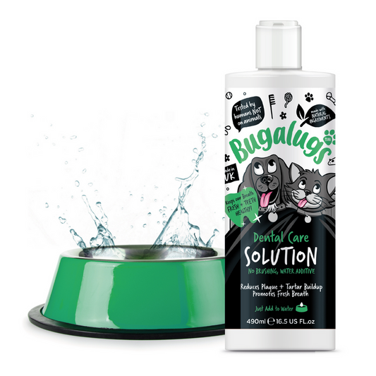 Bugalugs Dental Care Solution Water Additive for Dogs & Cats 250ml