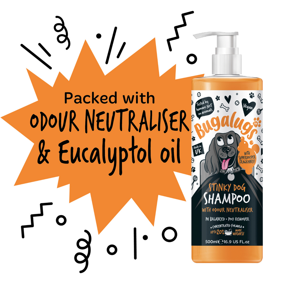 Bugalugs Stinky Dog Shampoo with Odour Neutraliser 250ml
