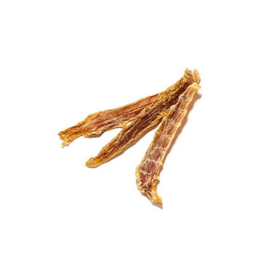 Duck jerky pre packed 120g