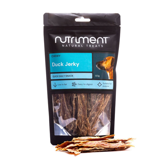 Duck jerky pre packed 120g