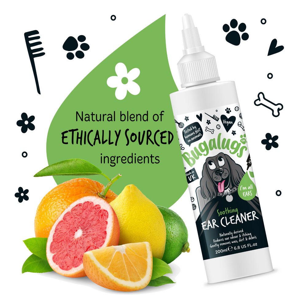 Bugalugs Soothing Ear Cleaner Solution for Dogs 200ml