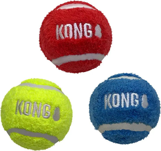 KONG Sport Softies Dog Balls 3 Pack Assorted