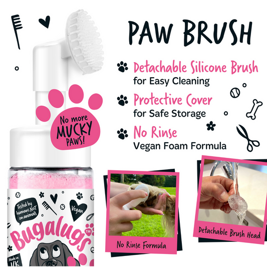 Bugalugs Baby Fresh No-Rinse Paw Cleaner for Dogs & Cats 200ml