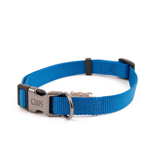 Great & Small Classic Plain Collar blue 20cm-35cm